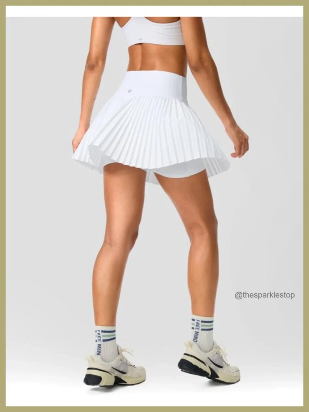 Pleated Tennis Skirt with Pockets High Waisted Athletic Golf Skort